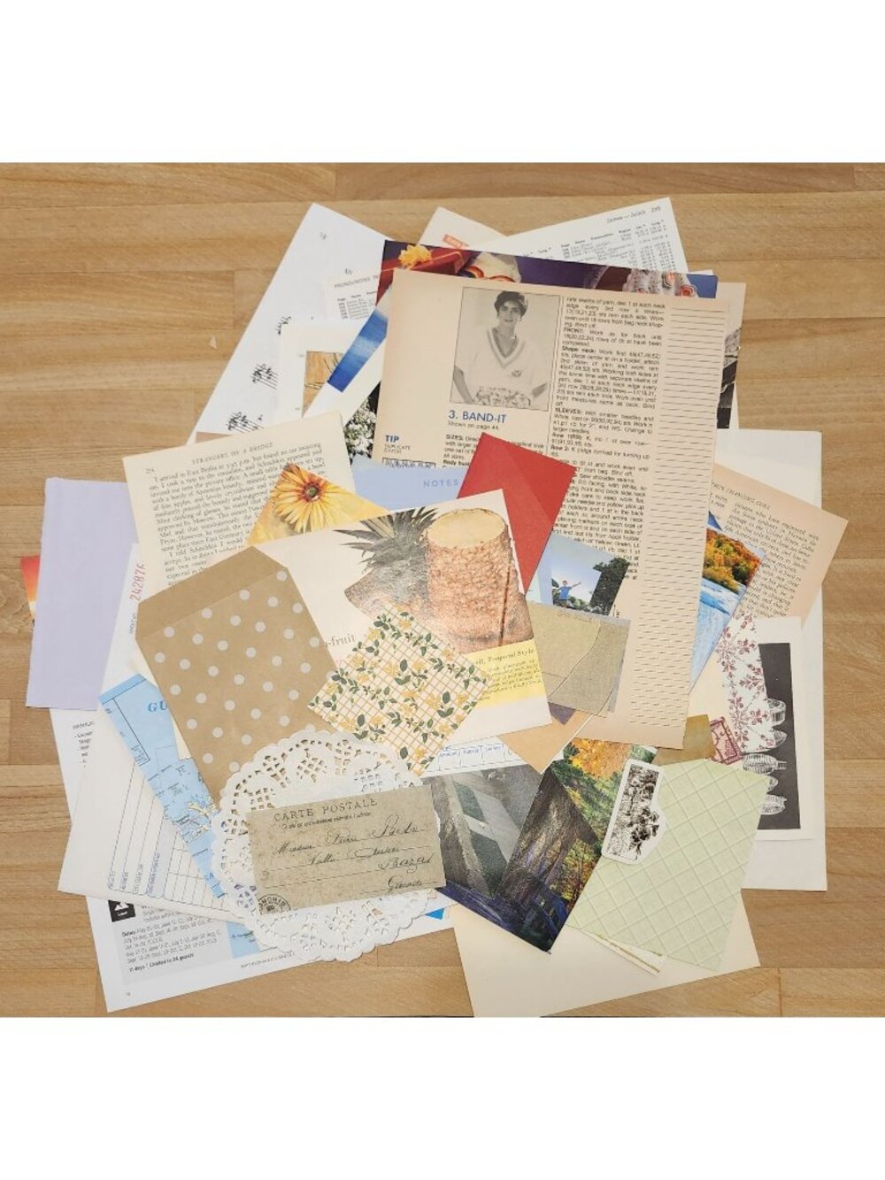 70 + Piece Ephemera Lot Junk Journal Kit Scrapbooking Paper Supplies Mixed Bundl